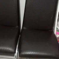 ۳عدد صندلی چرم مناسب همه جا|میز و صندلی غذاخوری|مهاباد (آذربایجان غربی), |دیوار