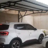 اجرای سایبان بدون پایه وسقف سبک