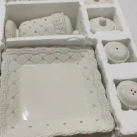 پاسماوری ۱۲ پارچه ی سرامیکی نگین دار|ظروف سرو و پذیرایی|رشت, پیرکلاچای|دیوار