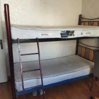 تخت دو طبقه فلزی