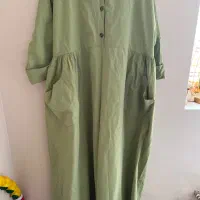 کفتان فری سایز کتان وارداتی