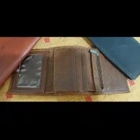 ۳ عدد کیف پول چرمی|کیف، کفش، کمربند|خرمآباد, |دیوار