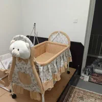 گهواره ننو  و گهواره کنار تخت مادر|تخت و صندلی بچه|تهران, شهرک زینبیه|دیوار