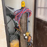 ست کپسول هوا برش و سر پیک و مانومتر و کپسول گاز