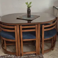 میز و صندلی شش نفره کم جا