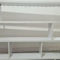 کتابخانه ام دی اف دست ساز کاملا تمیز|کتابخانه، شلف، قفسه‌های دیواری|بندرعباس, |دیوار