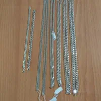 زنجیر و دستبند نقره ترک