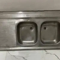 سینک دوقلوجنس خیلی ضخیم و درب ورودی