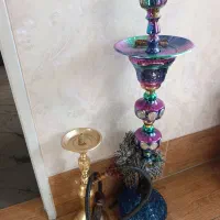 قلیان هولوگرامی و طلایی|کلکسیون و سرگرمی|شیراز, محراب|دیوار