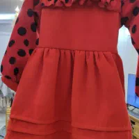 پیراهن پشمی یلدایی پیراهن فوتر دخترانه