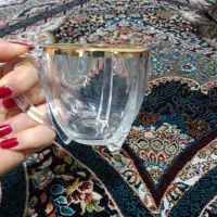 استکان لب طلایی