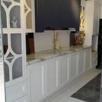 کابینت‌ دکورمغازه هایگلاس نئوکلاسیک قیمت استوک|مصالح و تجهیزات ساختمان|تهران, قیام|دیوار