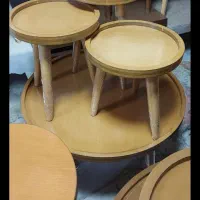 جلومبلی و عسلی گرد لبه دار ۴ تیکه((سهند مبل))|مبلمان خانگی و میز عسلی|کرمانشاه, |دیوار