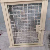 پنجره آهنی سیم ضخیم در حد نو|مصالح و تجهیزات ساختمان|خوی, |دیوار