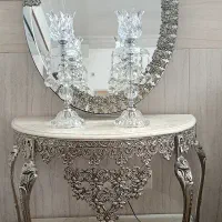 آینه شمعدان برنز