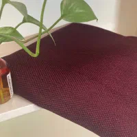 تعدادی پارچه کتان حصیربافت نو مناسب پنل پرده وکوسن