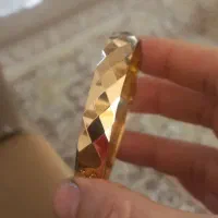 النگوی طرح طلا رنگ ثابت