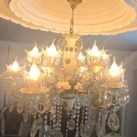 لوستر تمام برنج|لوستر و چراغ آویز|اصفهان, شهرک میلاد|دیوار