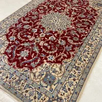 قالیچه ۳متری نایین اصفهان گل ابریشم|فرش|همدان, |دیوار