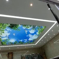 اصفهان دکور. اجرای سقف کشسان ولاین نوری و...|خدمات پیشه و مهارت|آستانه اشرفیه, |دیوار