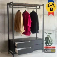 رگال های لباس کشویی قفسه MDF/ملامین آویز فلزی چوبی|جاکفشی، کمد، دراور|اصفهان, شاهد|دیوار