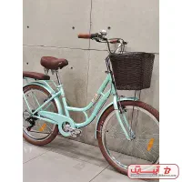 دوچرخه کلاسیک دنده ای مخصوص خانومها سایز۲۴