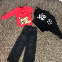 چنددست لباس دخترانه درحدنو