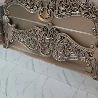سرویس خواب دونفره تمام چوب منبت