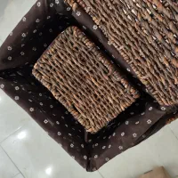 سبد چوبی، طرح حصیر بافت|صنایع دستی و سایر لوازم تزئینی|تهران, شیخ هادی|دیوار