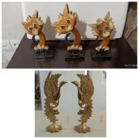 مجسمه برنجی وچوبی|مجسمه، تندیس، ماکت|خاوران, |دیوار