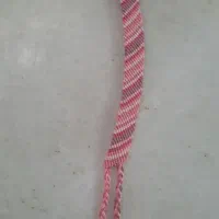 دستبند بافتنی مدل دوستی رنگ صورتی