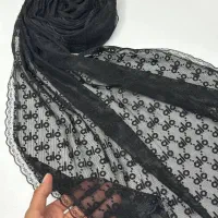 شال توری حاشیه گیپور