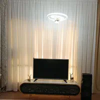 دوعدد شال پرده مخمل ترک