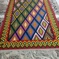 گلیم فرش دستبافت طرح یاقوت|گلیم، جاجیم، گبه|خمینی‌شهر, |دیوار