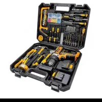 پک کامل دریل شارژی با لوازم تکمیل|ابزارآلات|ساوه, |دیوار