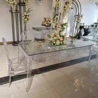 میز نشکن پلکسی مستطیل بزرگ