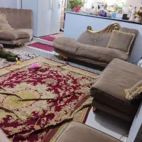 مبل ۹ نفره با جلو مبلی|مبلمان خانگی و میز عسلی|ورامین, خیر آباد|دیوار