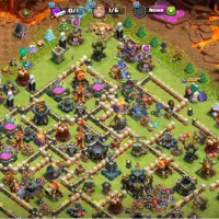 اکانت کلش آف کلنز تان ۱۷ معاوضه با رویال یا فروش