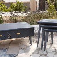 میز  چهارتیکه مبل|مبلمان خانگی و میز عسلی|بیرجند, |دیوار