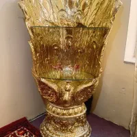 بوفه دکوری طاووسی چراغ دار