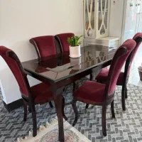 میز ناهار خوری شش نفره