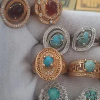 انگشتر زنانه فیروزه عقیق جواهری ۴۵۰|بدلیجات|تهران, پامنار|دیوار