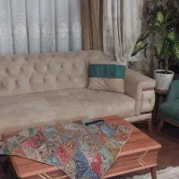 مبل ۸ نفره شرکتی در حد نو تخت شو