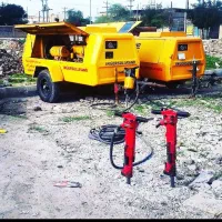 اجاره کمپرسور باد دیزلی سندبلاست تخریب ، حفر چاه،