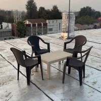 میز و صندلی پلاستیکی تاشو کافه و رستوران و باغی|میز و صندلی غذاخوری|رشت, استادسرا|دیوار