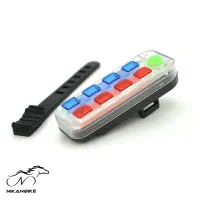 چراغ پلیسی دوچرخه مدل QX-W08B (شارژی)