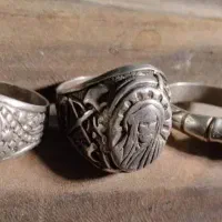 انگشتر نقره شمایل، عقیق سیاه ( شبح ) - دست دلبر