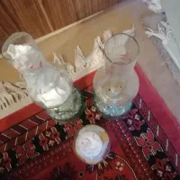 چراغ نفتی شیشه ای|کلکسیون اشیاء عتیقه|اهواز, نادری|دیوار