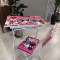 میز تحریر کودک کرومی تاشو کاملا نو