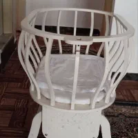 ننو گهواره ای نوزاددرحدنومناسب سیسمونی|تخت و صندلی بچه|قزوین, |دیوار